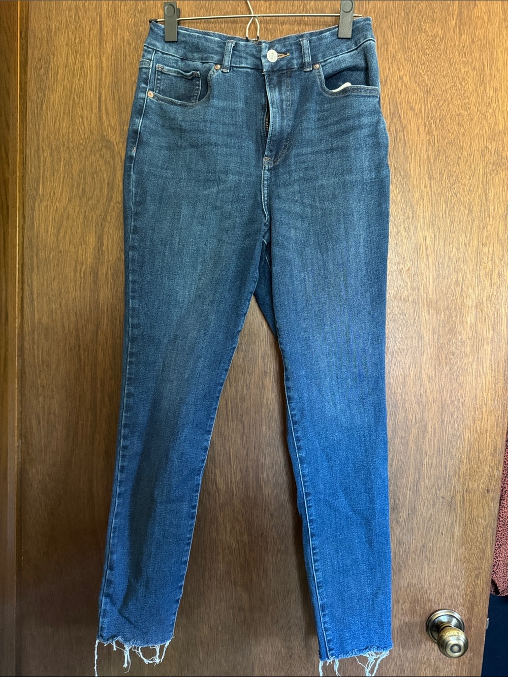 Express FleXX Super High-Rise Women's Skinny Jeans - Blue